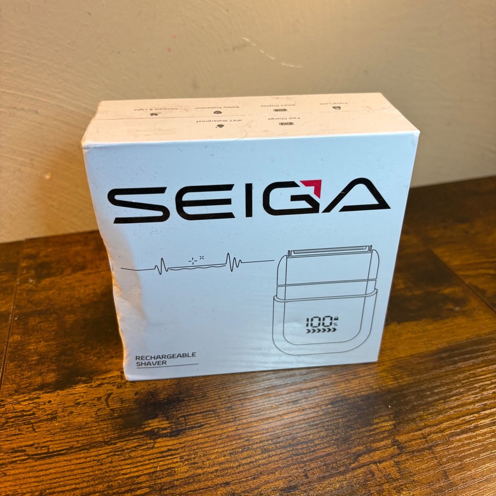 SEIGA WF-2043 Mini Electric Foil Shaver Rechargeable IPX7 Waterproof Travel